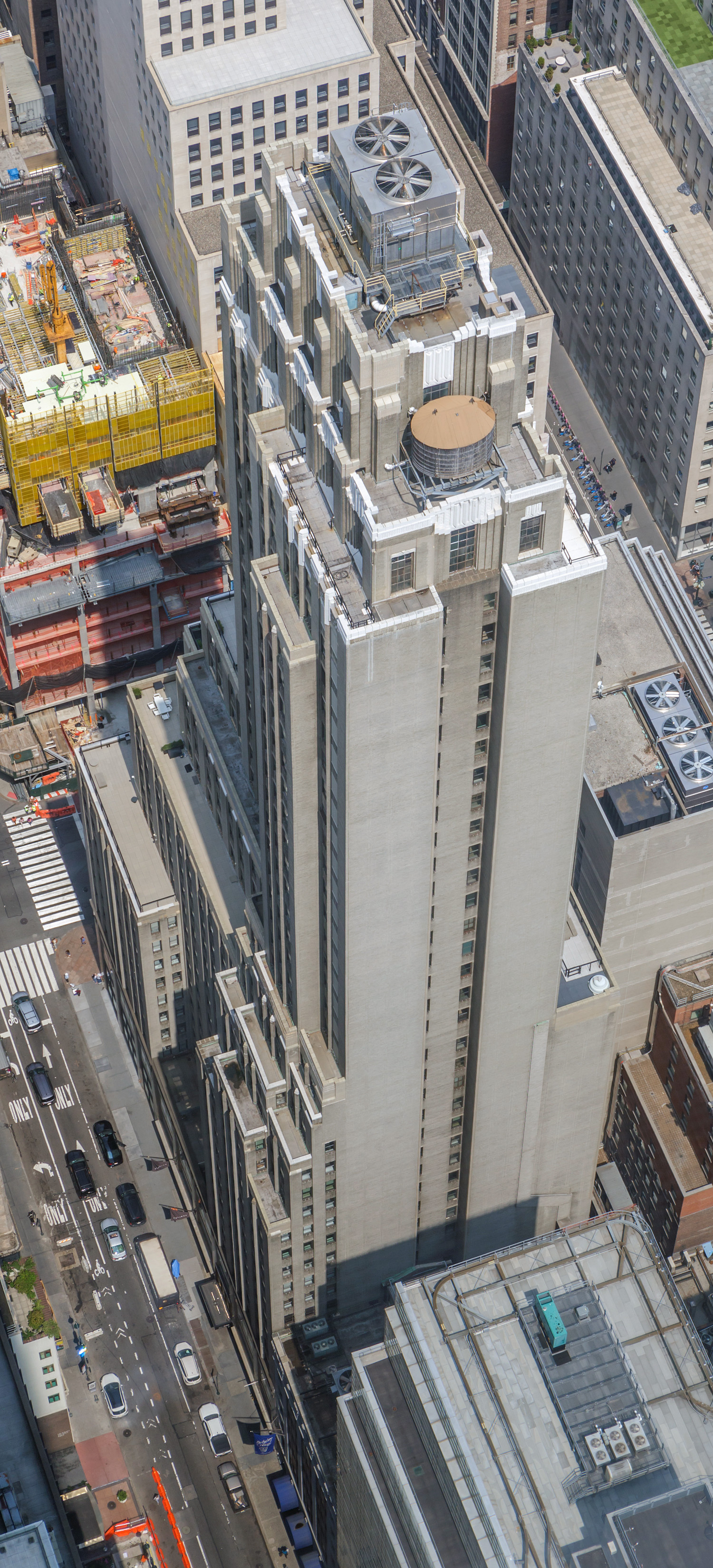 Lefcourt National Building, New York City - View from One Vanderbilt. © Mathias Beinling